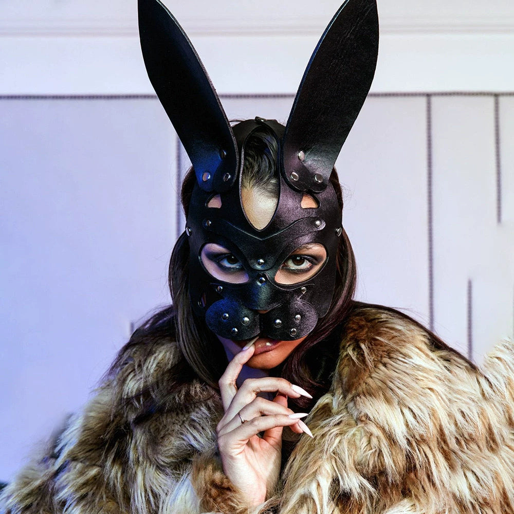 [Coco Witch] Sexy pure desire mask cos stage party nightclub performance mask pu