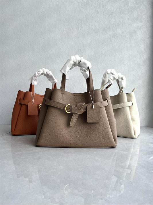 Foreign trade export temperament new leather cowhide tote bag women's large-capacity commuting niche shoulder crossbody bag