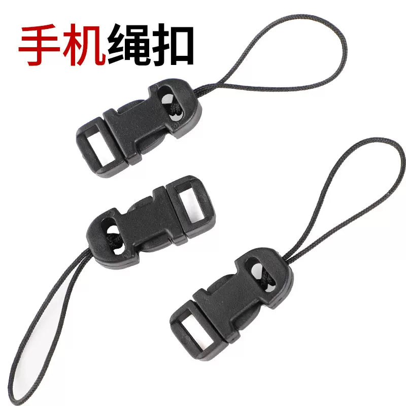 Paracord braid, pendant rope buckle, mobile phone tether connection buckle