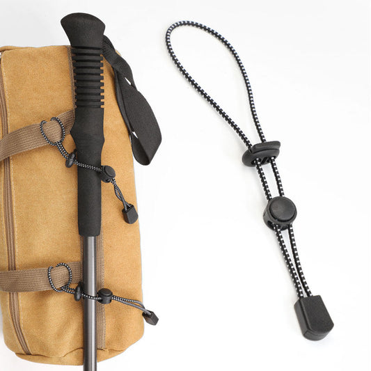 Trekking pole buckle, outdoor bungee rope hiking bag, lanyard buckle, fixed rope, cane hook, backpack extension accessory