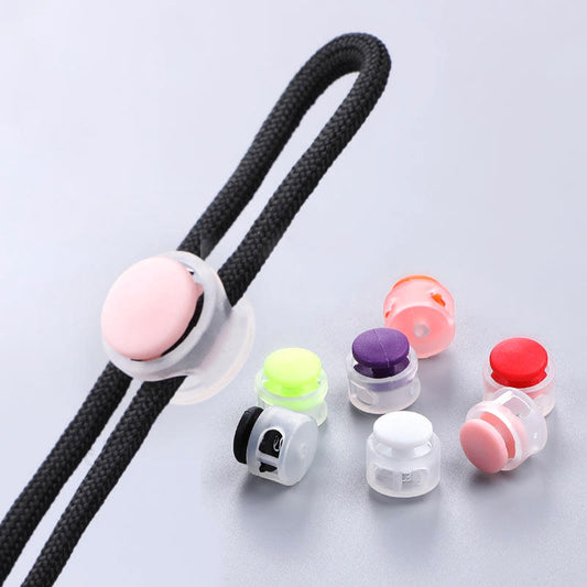 Translucent paracord bracelet adjustment buckle bracelet fixed rope buckle wearing rope buckle pig nose buckle tightening rope buckle milk tea handle buckle