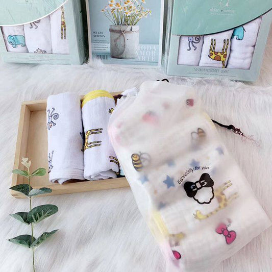 Slightly imperfection clearance! [6 packs] six-layer cotton medical washed gauze square towel 30*30cm baby saliva towel