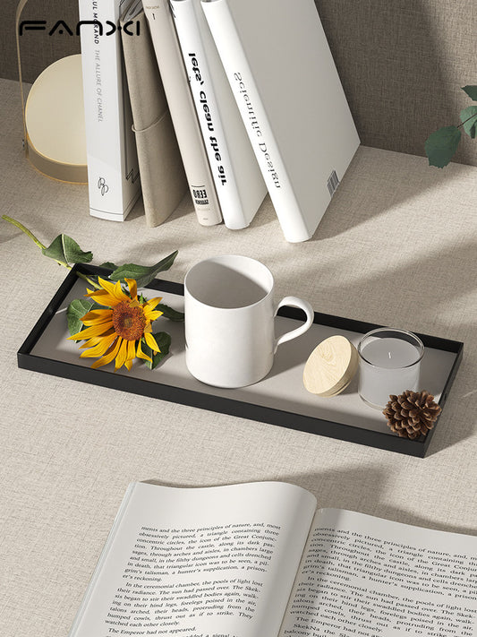 Desktop tray, living room, teacup storage, tray tray, desktop display, storage rack, miscellaneous jewelry, key shelf