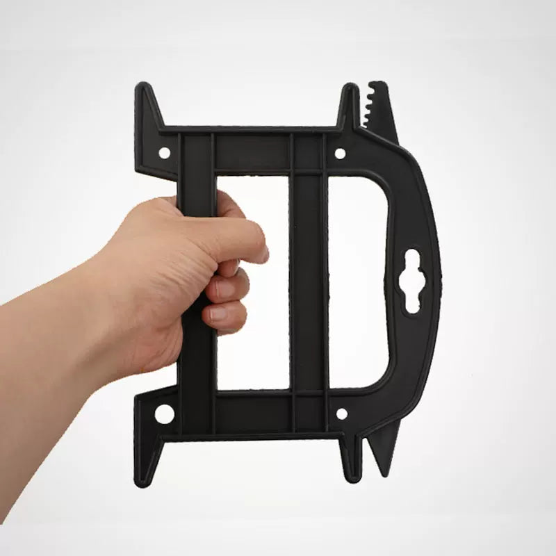 Crocodile mouth wire rack, paracord reel clip, spooling board