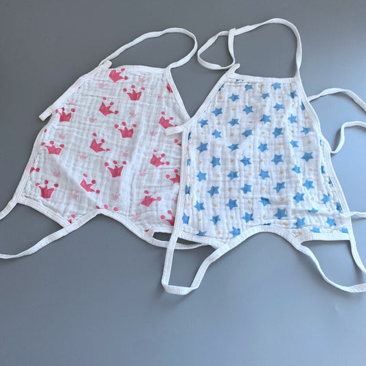 Free shipping Belly protection baby thin high-quality cotton cartoon print double-sided belly pocket four-layer gauze whale pocket