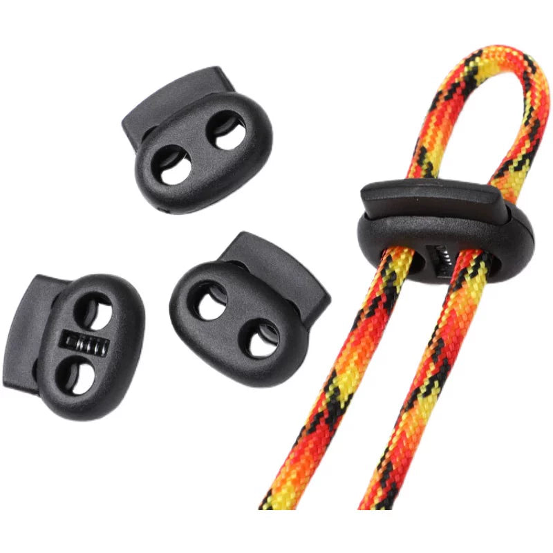 Umbrella rope bracelet adjustment buckle bracelet fixed rope buckle wearing rope buckle flat pig nose buckle