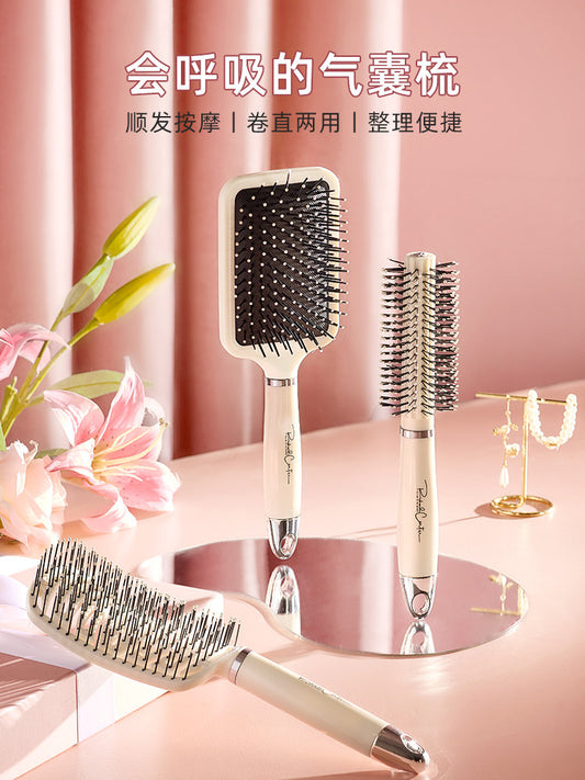 Air cushion comb massage lady special long hair hair curling artifact household electrostatic fluffy comb hair airbag comb anti