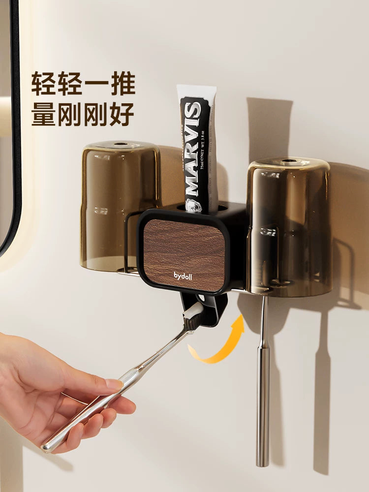 Suction cups, toothbrushes, cups, storage racks, punch-free mouthwash cups, hangers, bathroom wall hanging, electric toothpaste, toothbrush racks