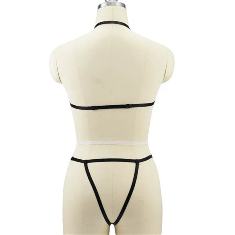 Fashion, foreign trade, European and American sexy temptation, provocation, elastic corset, strap-on, flirting, sexy, sexy, exposing female breasts, one-piece clothes