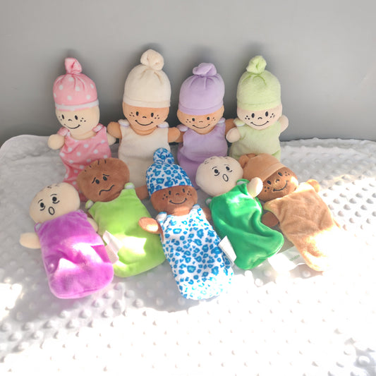 American single baby sleeping bag doll children play house toys grimms doll doll peanut doll rainbow doll