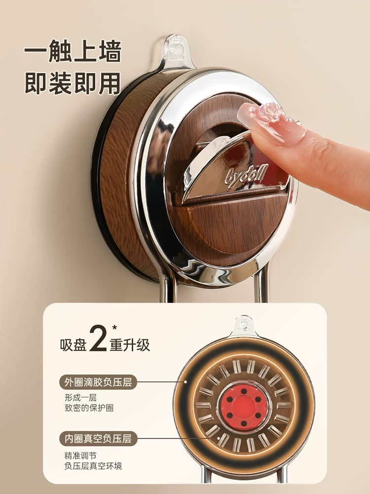 Peninsula BESCO vacuum suction cup hook wall rotating bathroom wall hanging door after punching strong load-bearing clothes hook