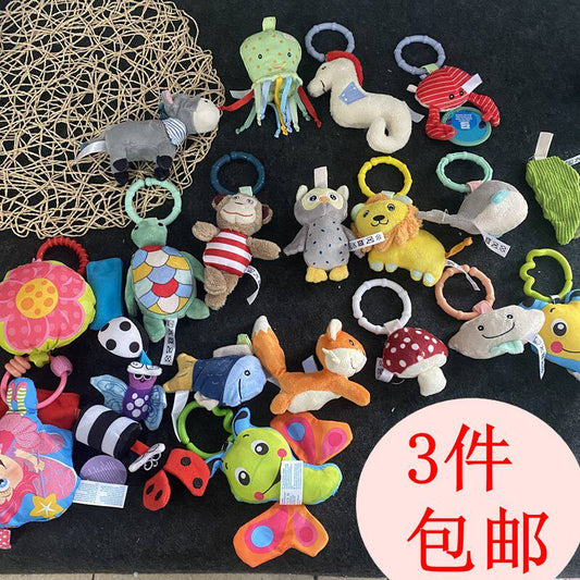 Foreign trade baby toys rattle bed bell car pendant car bell bed hanging bedside bell wind chime bed wind chime bed ring paper DIY accessories