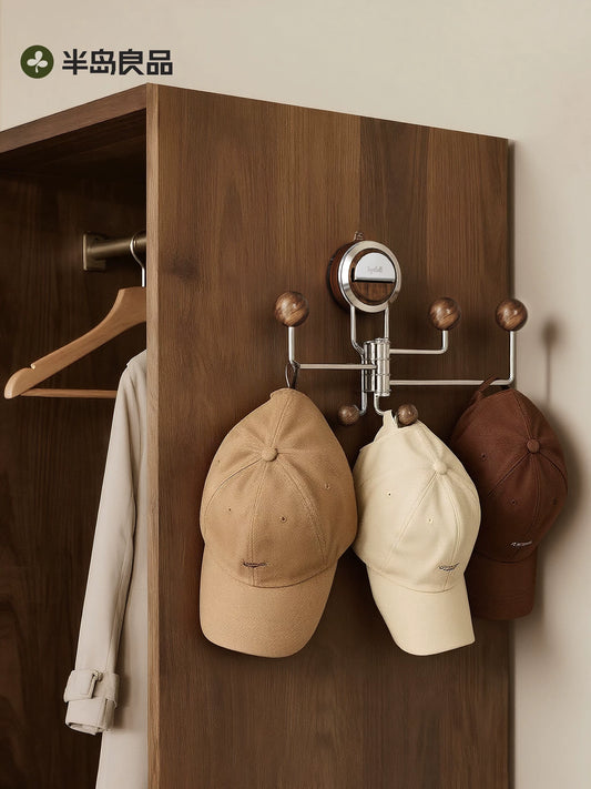 Peninsula BESTORE wardrobe outer side hanger, door hook, shelf, cabinet top cabinet side hat storage artifact