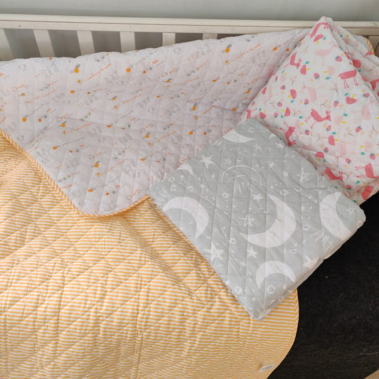 Tail single star air conditioner quilt summer cool quilt pure cotton summer machine washable quilt Tianzhu cotton kindergarten children's quilt sofa cushion
