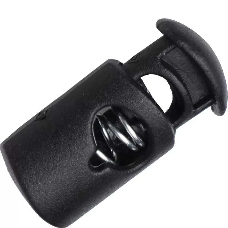 Umbrella rope single-hole adjuster, outdoor spring buckle, sweatshirt, hat, trouser hem, drawstring adjuster, pig nose buckle