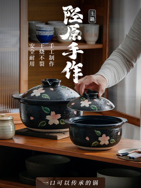 Xingyuan handmade clay clay pot multi-functional pot soup stew broth pot high-end household stir-fry rice pot is handmade