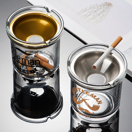 Home home funnel ashtray creative home separation trend ashtray personality living room smoke ins wind anti-fly ash