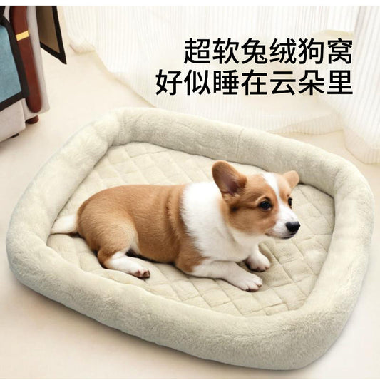 Wear-resistant dog kennels are warm and plush in winter, and large and small dog kennels are used in all seasons