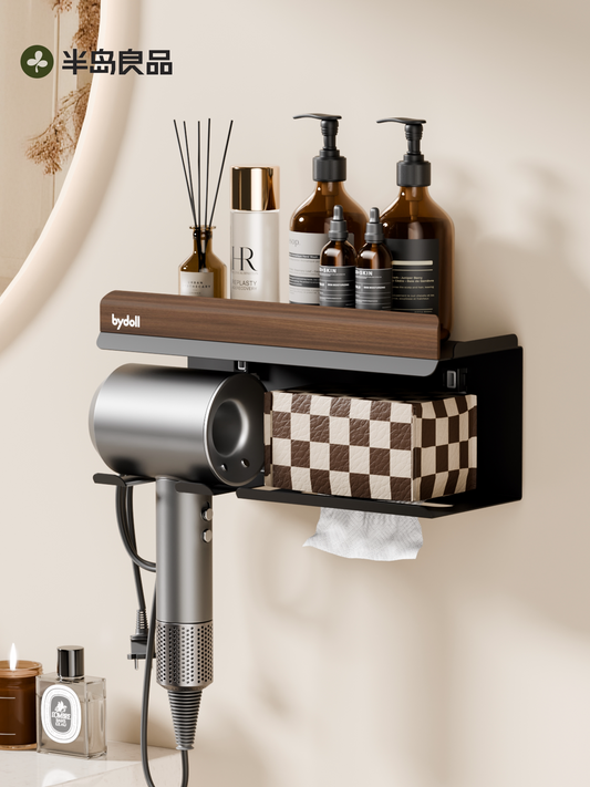 2026 Face Towel Suction Cup Storage Rack Bathroom Special Paper Drawer Storage Paper Towel Rack Toilet Hair Dryer Storage Box