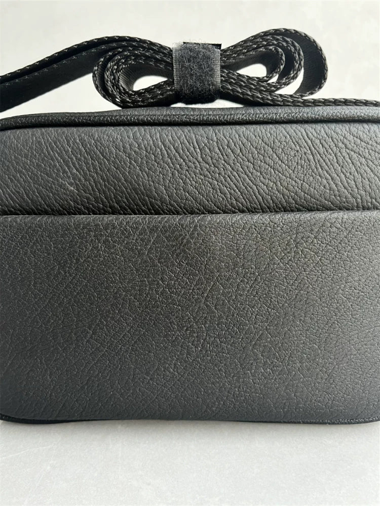 Export South Korea order high quality top layer cowhide men's shoulder bag simple fashion genuine leather trend crossbody men's bag
