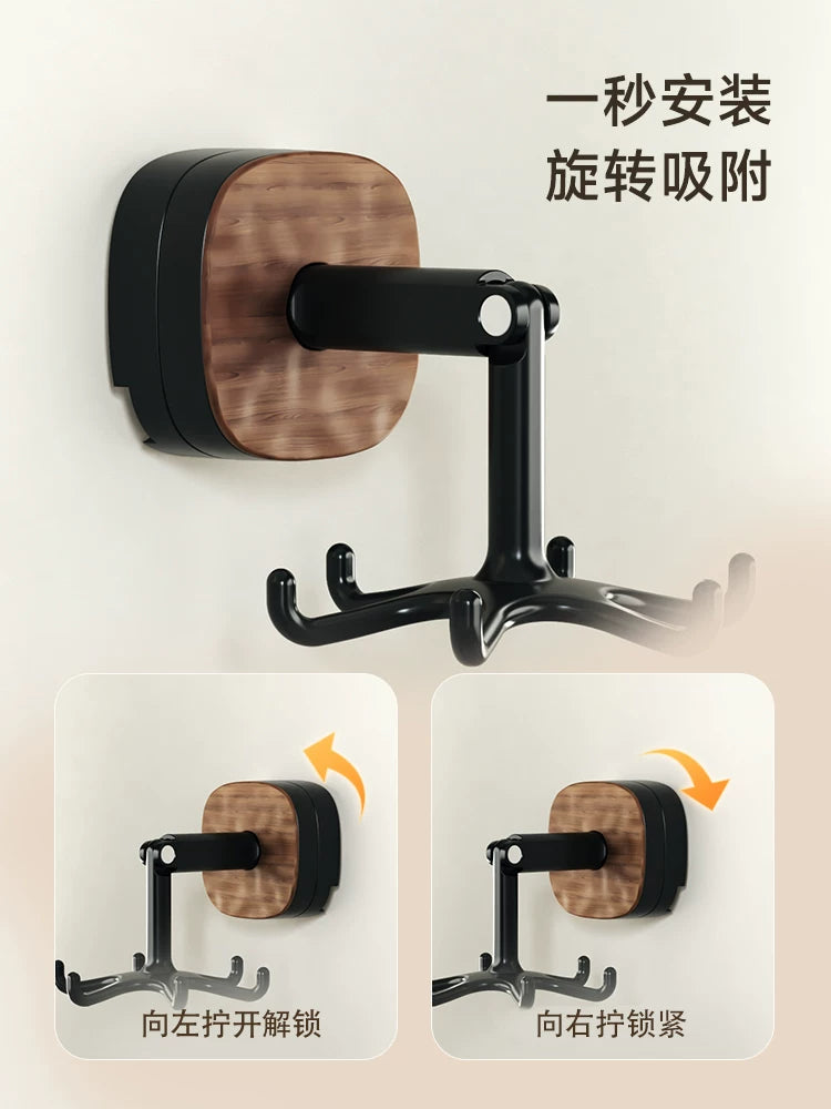 Peninsula BESTORE Kitchen Rotary Hook Non-Mark Punching Free Wall Suction Cup, Wall Hanging Shelf, Spoon Shovel Storage