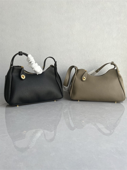 This year's new high-quality top-layer cowhide underarm bag is fashionable and versatile, popular high-end leather one-shoulder crossbody women