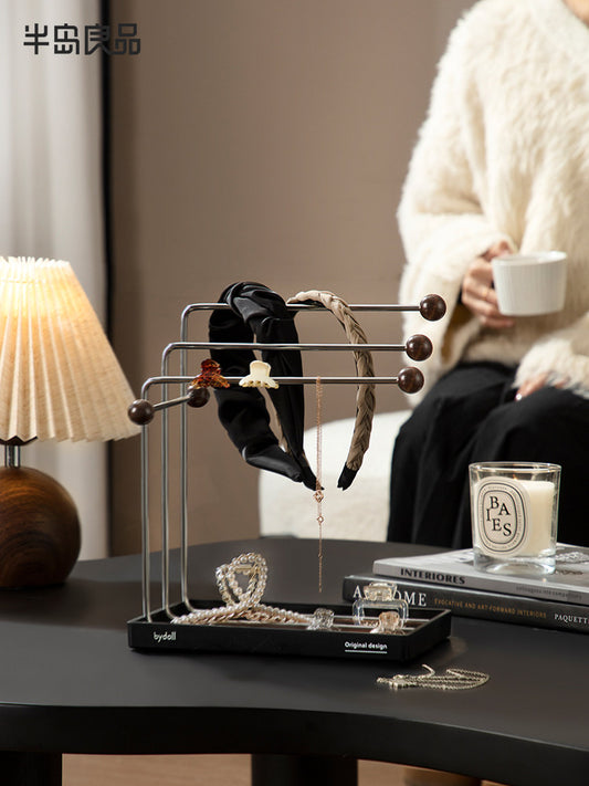 Hair accessories storage artifact, high-end exquisite hairpins, hair bands, hair bands, jewelry storage boxes, large-capacity display shelves