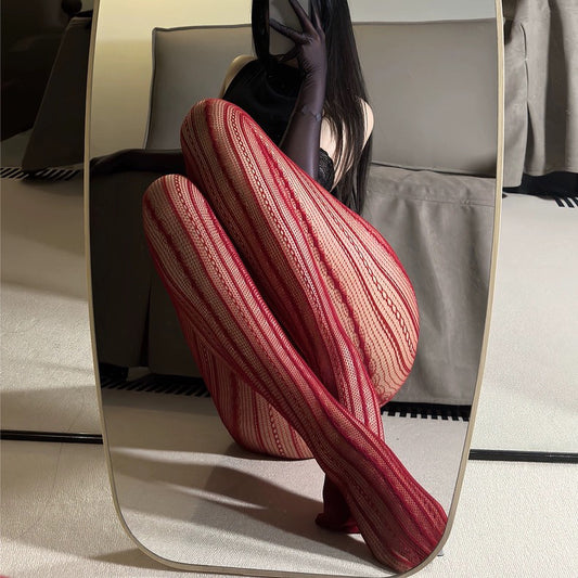 [Coco Witch] Sexy and glamorous thin see-through mesh fun seduction pantyhose stockings