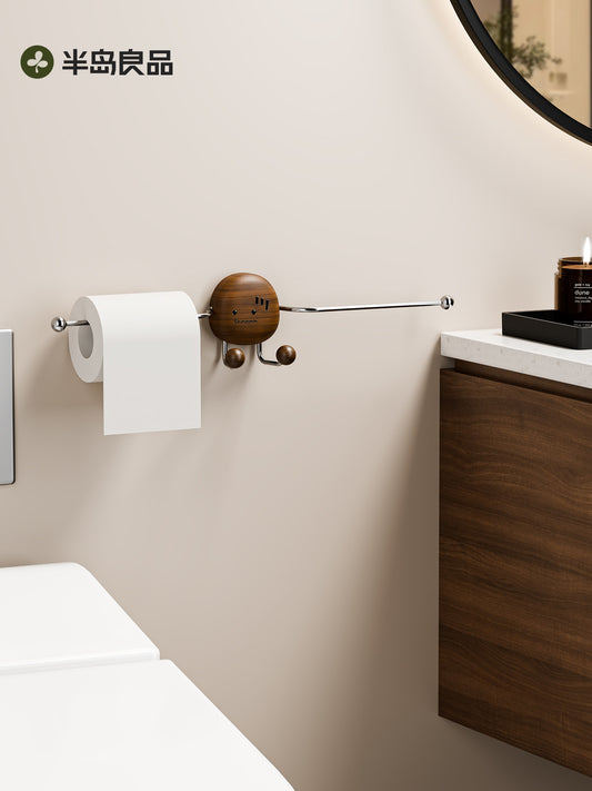 Peninsula Good Suction Cup Roll Paper Rack Toilet Toilet Paper Box Toilet No Punching Paper Drawing Wall Hanging Paper Towel Rack