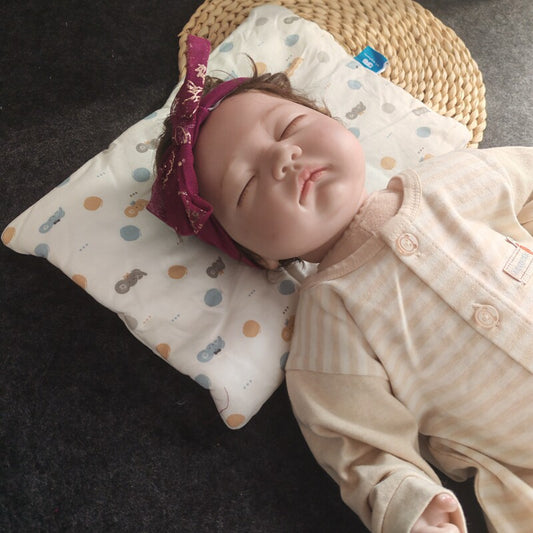 Tail simple cotton newborn baby pillow children's set pillow cotton baby pillow anti-tilted head setting pillow