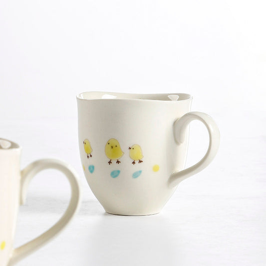 European and American small fresh and cute girl cup small capacity ceramic coffee cup household teacup imported from Japan