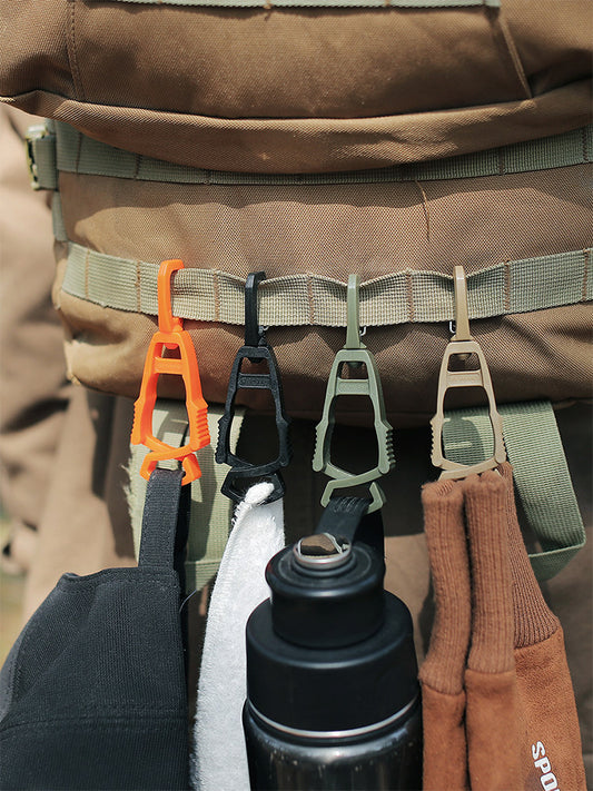 Small island mountain put gloves artifact clip buckle lightweight plastic quick hanging labor protection glove clip anti-pinch keychain