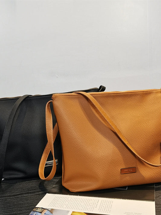 Crossbody bag large capacity women's high-end sense lazy wind commuting versatile niche design light women's tote bag shoulder bag