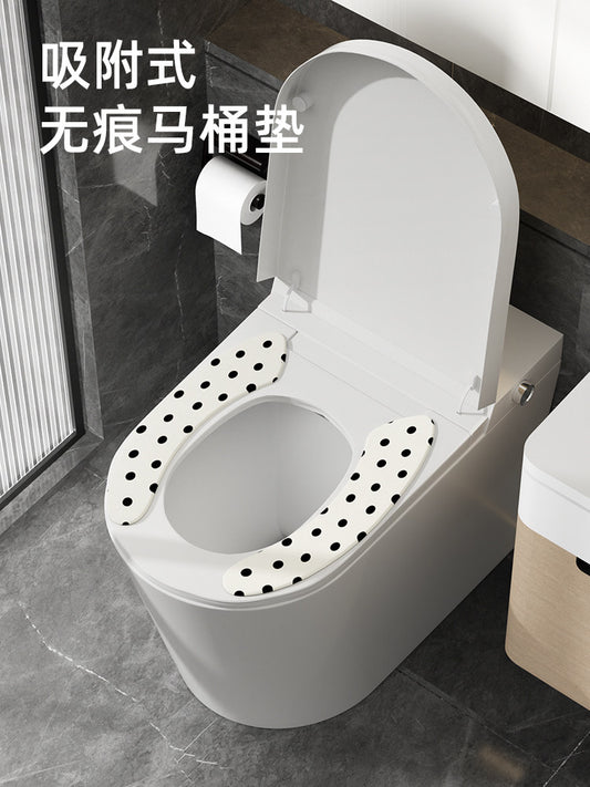 Toilet seat universal all seasons summer household toilet seat cushion can be washed thin toilet pad paste