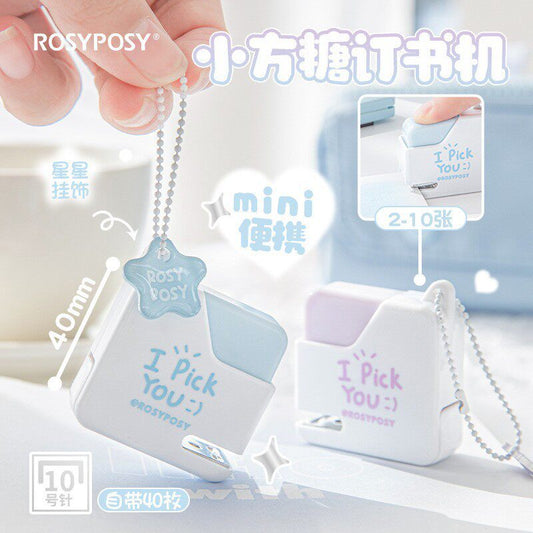 Mini stapler portable small and cute binding machine for office small hand-held stapler high value