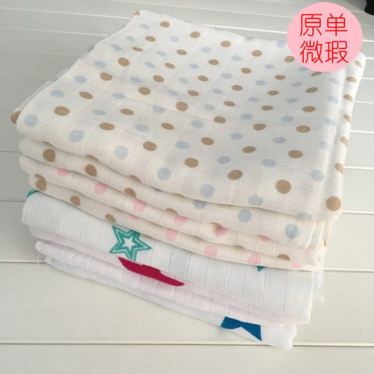 Soft to no friends European single wave point blanket bamboo fiber bath towel bamboo cotton baby wrap blanket blanket swaddle wrap quilt