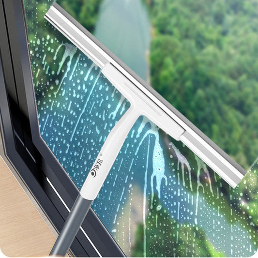 Scratchable and wipeable glass cleaning artifacts, household washing double glass extended window cleaner, long handle, wiper long handle