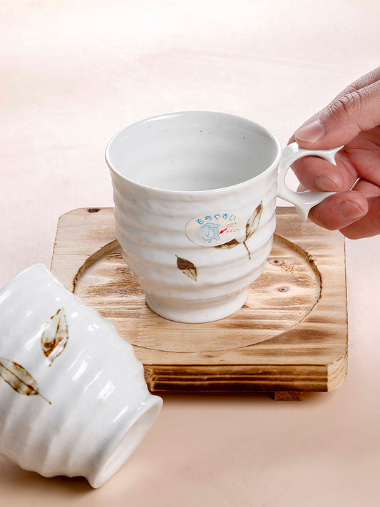Japanese imported creative handmade cup vintage pockmark glazed coffee cup single cup niche mug teacup underglaze color