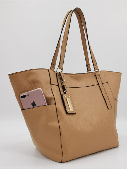 Multi-pocket bags, large-capacity tote bags, women's commuting bags, casual and versatile shoulder bags, women's tide snake-print foreign trade bags