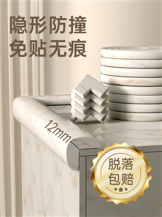 Marble anti-collision strips, children's environmental protection and non-toxic baby protection strips, wall corners, soft edging, baby tables, windows, bumps