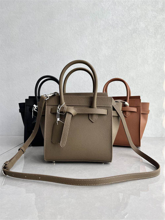 2025 new genuine leather cowhide fashion high-end wing bag fashionable and versatile simple commuter shoulder crossbody women's bag