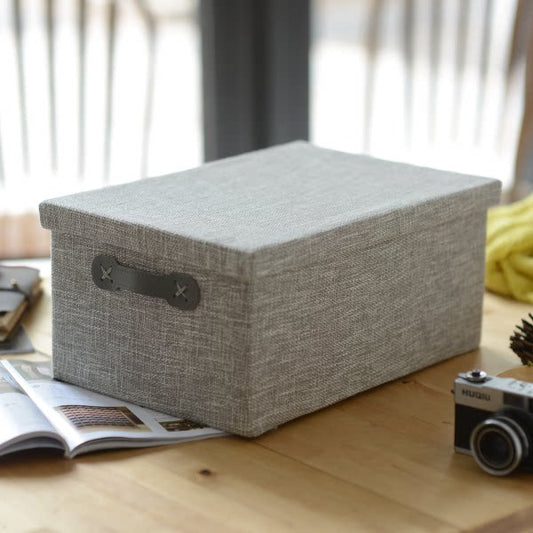 Thickened fabric storage box, drawer organizer, desktop storage box, cabinet, household student book and miscellaneous storage basket
