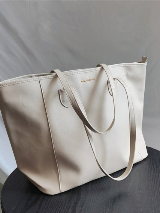 Commuter bag women's large capacity tote bag can be loaded with 15.6 inch computer shoulder bag, simple and versatile extra-large document bag