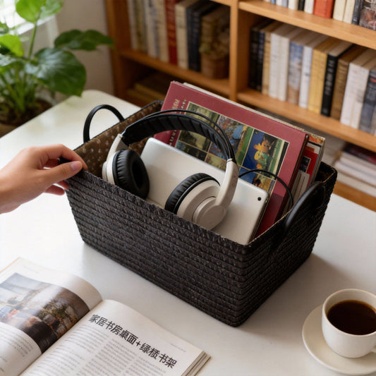 Japanese storage basket, dirty laundry basket, clothes basket, underwear basket, household trunk, toys, snacks, utility box, dirty laundry basket