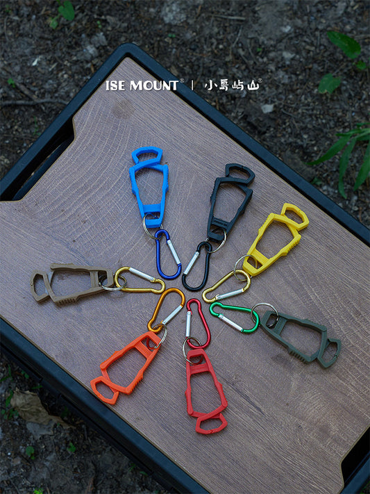 Small Island Mountain Plastic Fixed Glove Clip Electric Vehicle Multifunctional Fastener Metal Hook Outdoor Labor Protection Clip