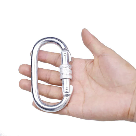 Namkabaw Outdoor Mountaineering Quick Hook Rope Attachment Ring Swing Hammock Aerial Yoga Safety Hook Master Lock