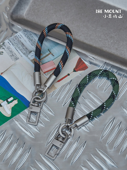 ISE MOUNT Outdoor Phone Lanyard Anti-Rope Braided Portable Multifunctional Keychain Pendant Unisex