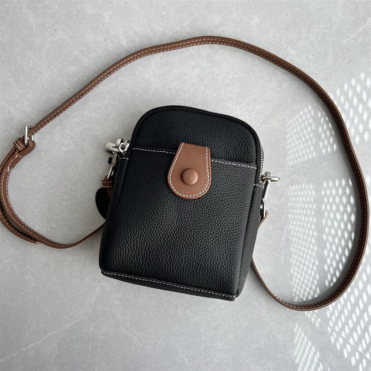 2025 New Mobile Phone Bag Women's Crossbody Mini Bag High-end Mobile Phone Bag Women's Foreign Lightweight One-Shoulder Small Bag