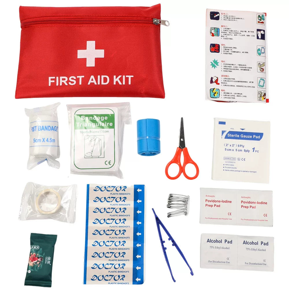 Outdoor Travel First Aid Kit Portable Car Home First Aid Kit Wild Camping Emergency Kit