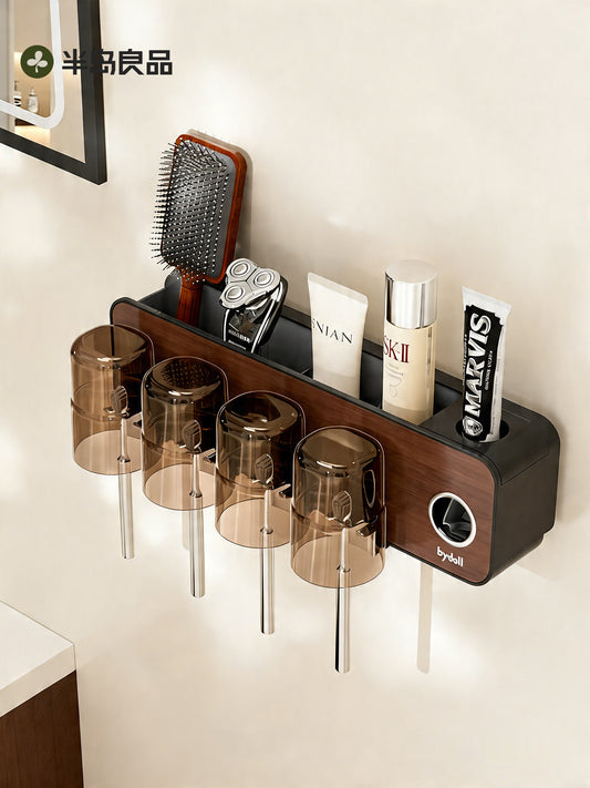 Suction cups, toothbrush racks, wall-mounted no-hole washbasins, mouthwash cups, toothbrush cups, electric toothpaste, toothbrush racks
